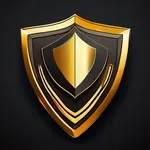 golden shield-shaped badge image